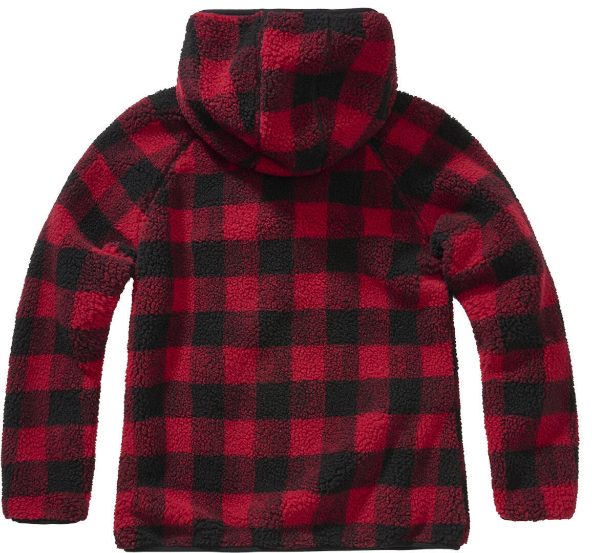 Brandit Teddyfleece Ladies Jacket red/black M Figure 2