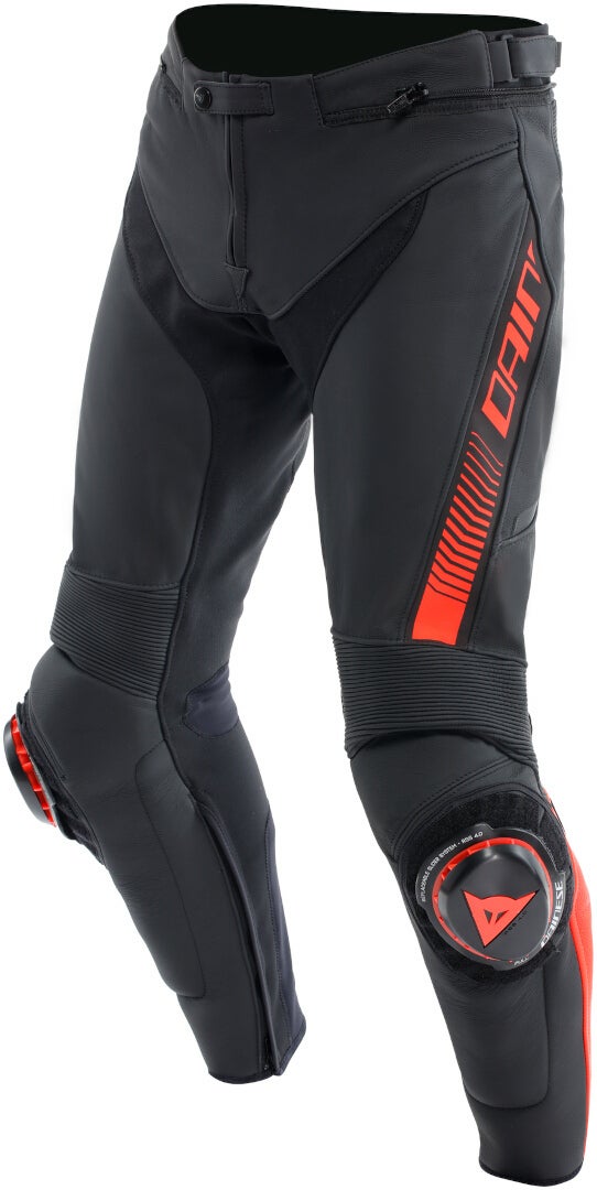 Dainese Super Speed Motorcycle Leather Pants black/red 46 Figure 1