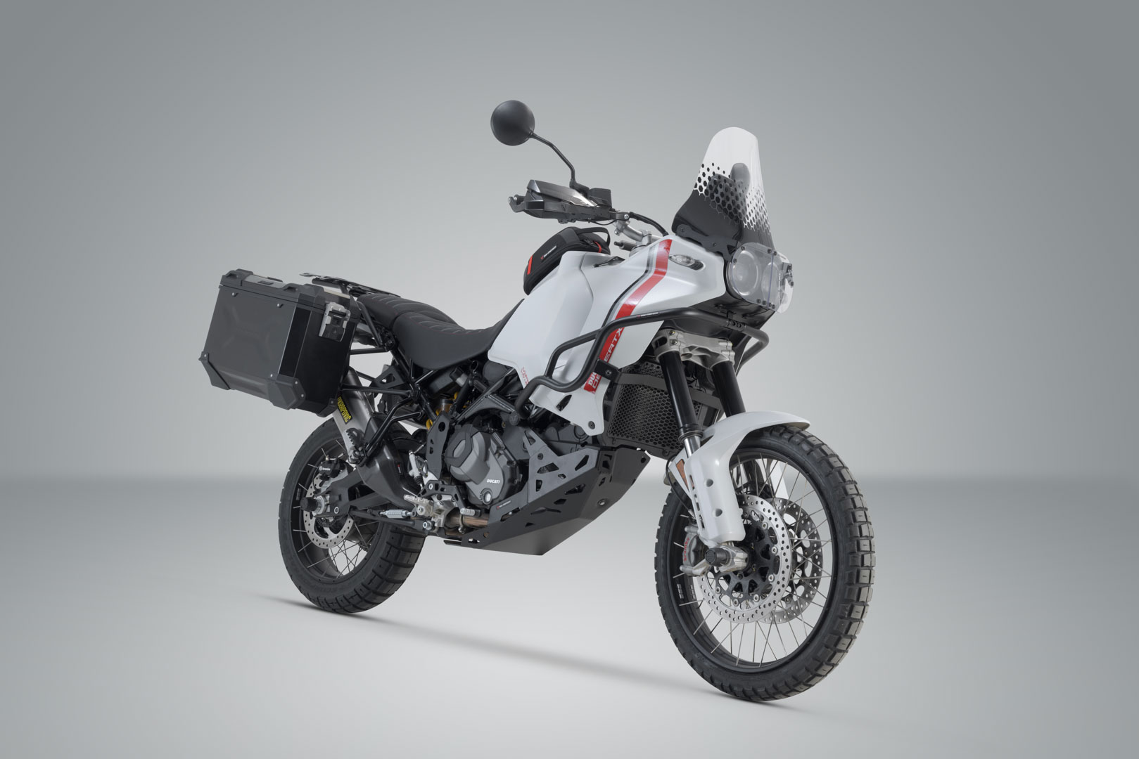 Sistem de carcasă din aluminiu SW-Motech TRAX ADV - Negru. 45/37 l. Ducati DesertX (22-)/ Rally (23-). Figura 2
