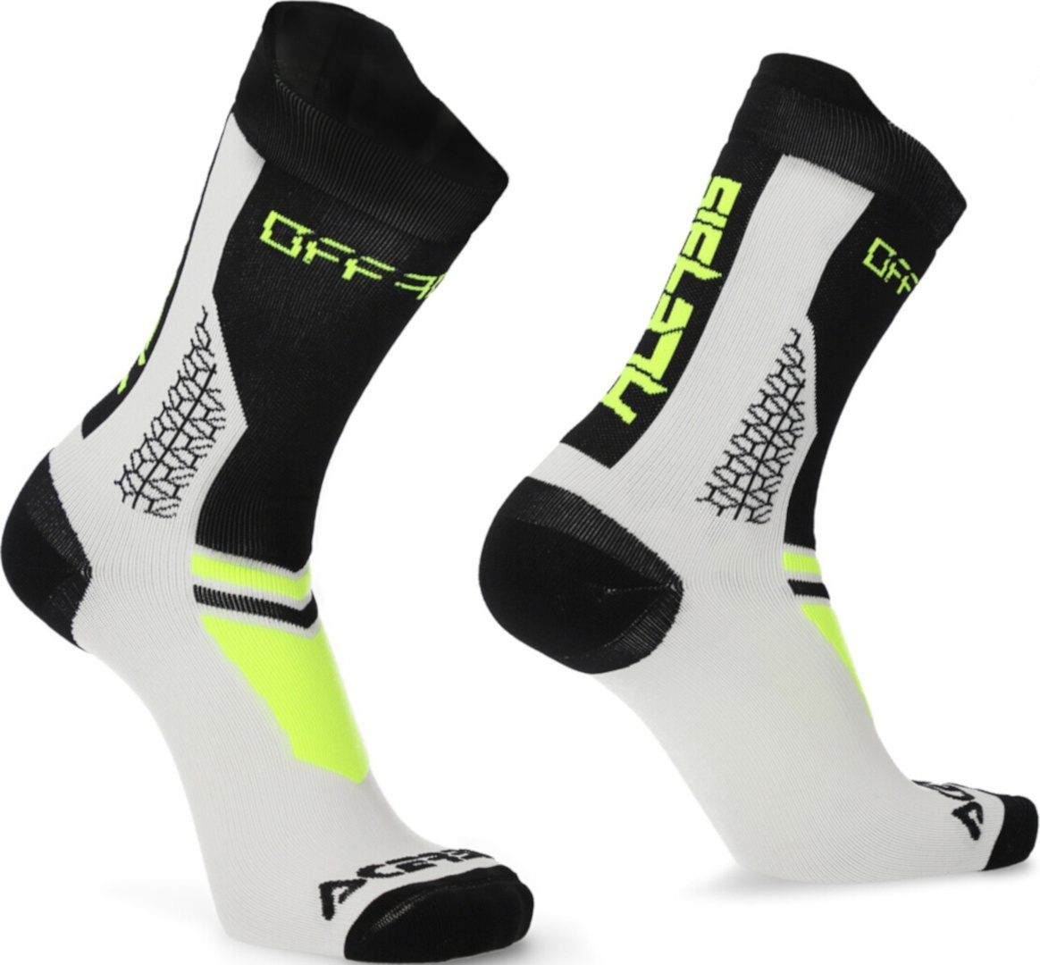 Acerbis MTB Track Șosete de ciclism negru/galben S/M Figura 1