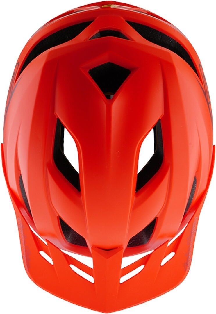 Side view of Troy Lee Designs Mips Flowline Point Bicycle Helmet