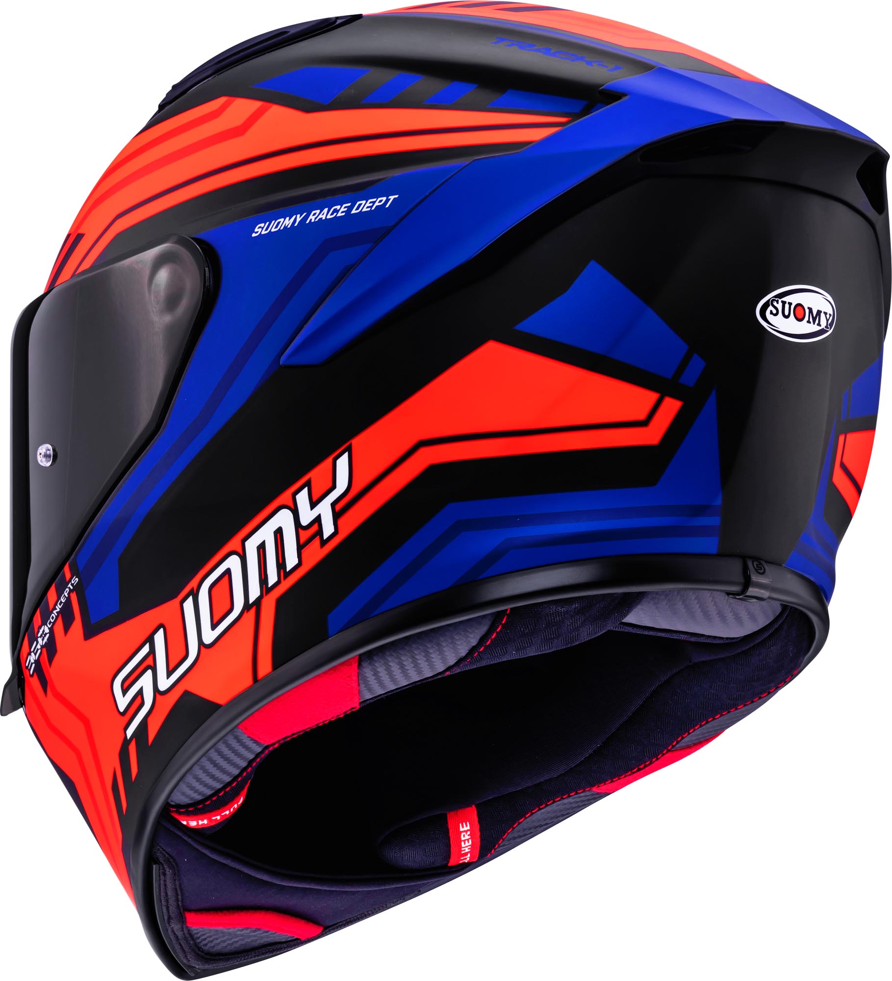 Suomy Track-1 Framework Helm schwarz/rot/blau XXL (63) Abbildung 3