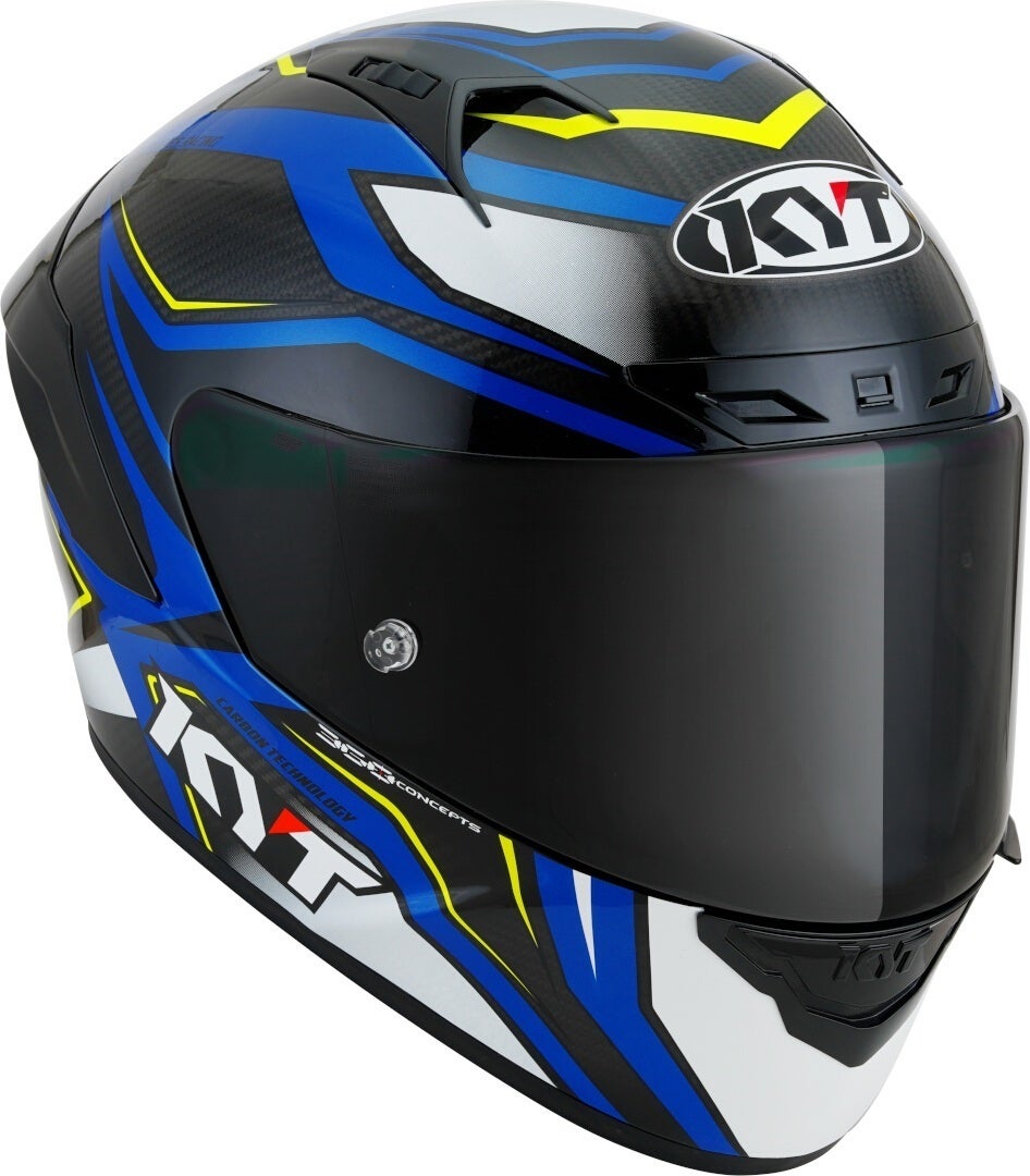 KYT NZ Race Carbon Stride Casco blu S (55/56) Figura 7