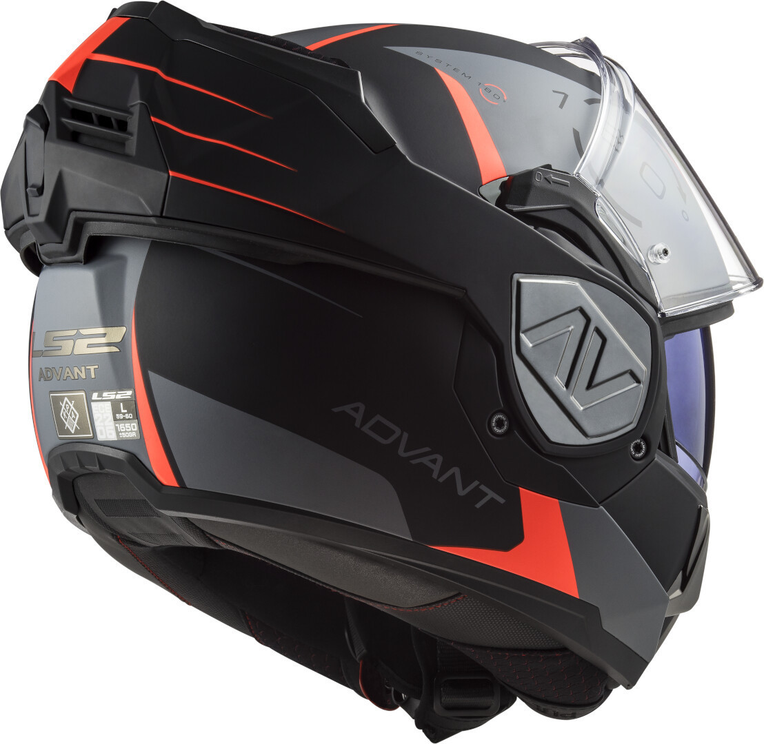 LS2 FF906 Advant Codex Helmet black matt/titanium L (59/60) Figure 4