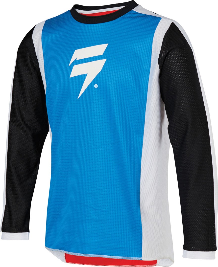 Shift Whit3 Label Race 2 Kids motocross Jersey azul/preto/branco XL Figura 2