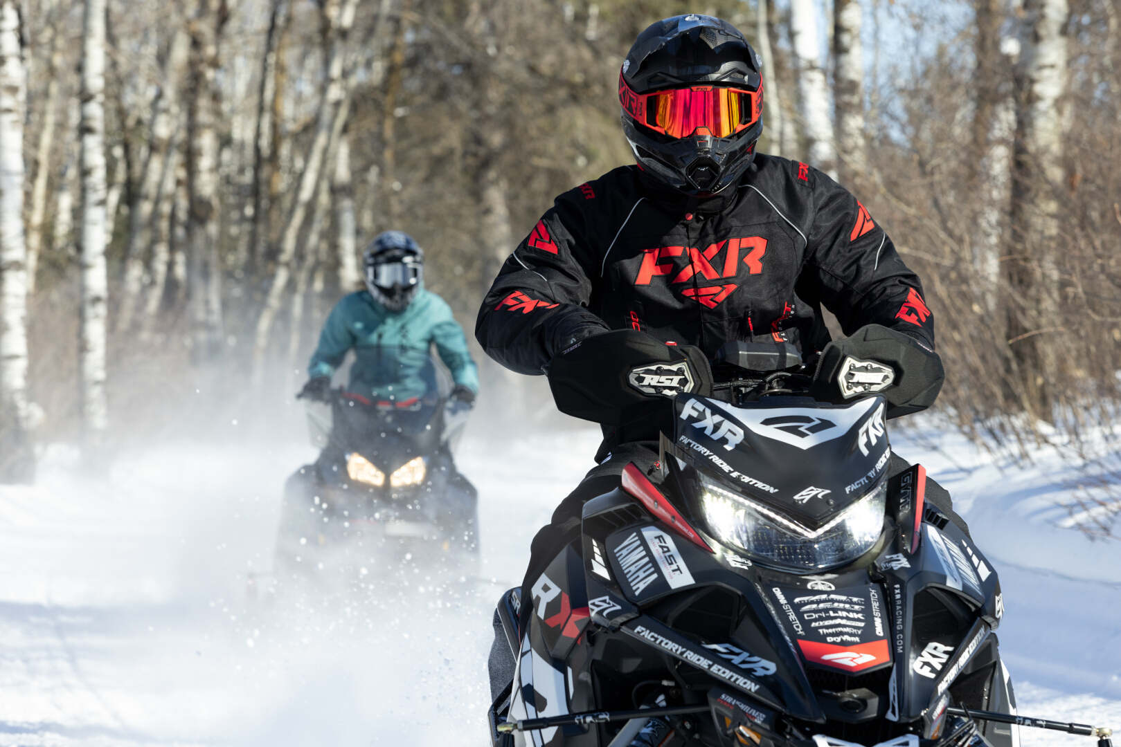 FXR Octane 2023 Snowmobile Jacket black/red 3XL Figure 3