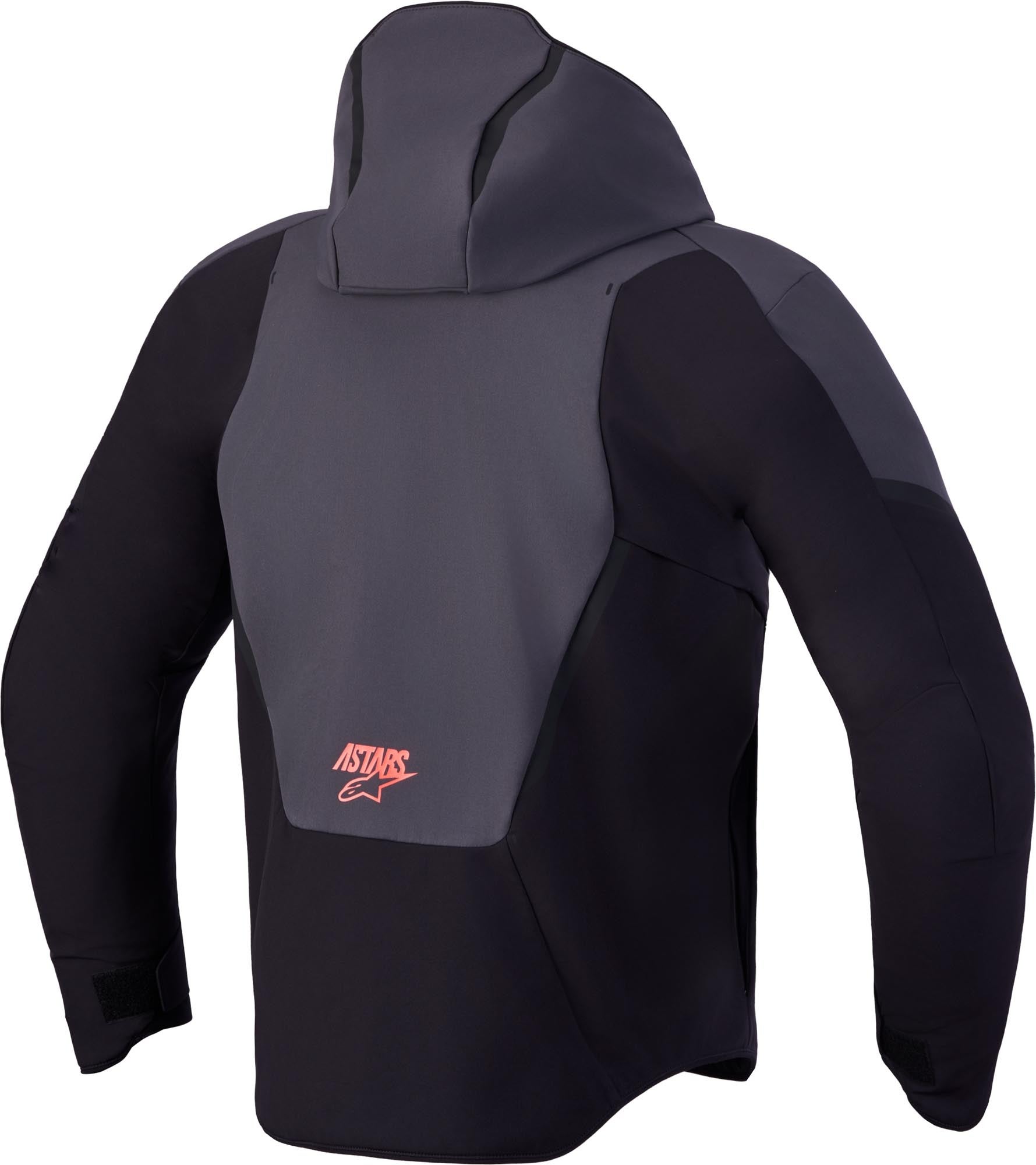 Alpinestars Aeroshel 방수 오토바이 섬유 재킷 검정/짙은 회색 S 그림 2