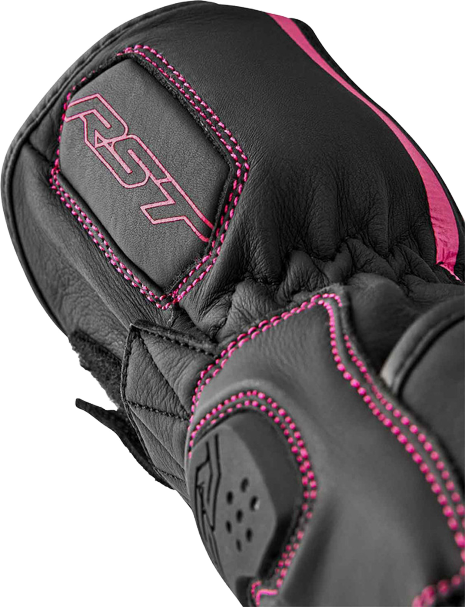RST S1 Damer motorcykelhandskar Svart/rosa S Figur 10