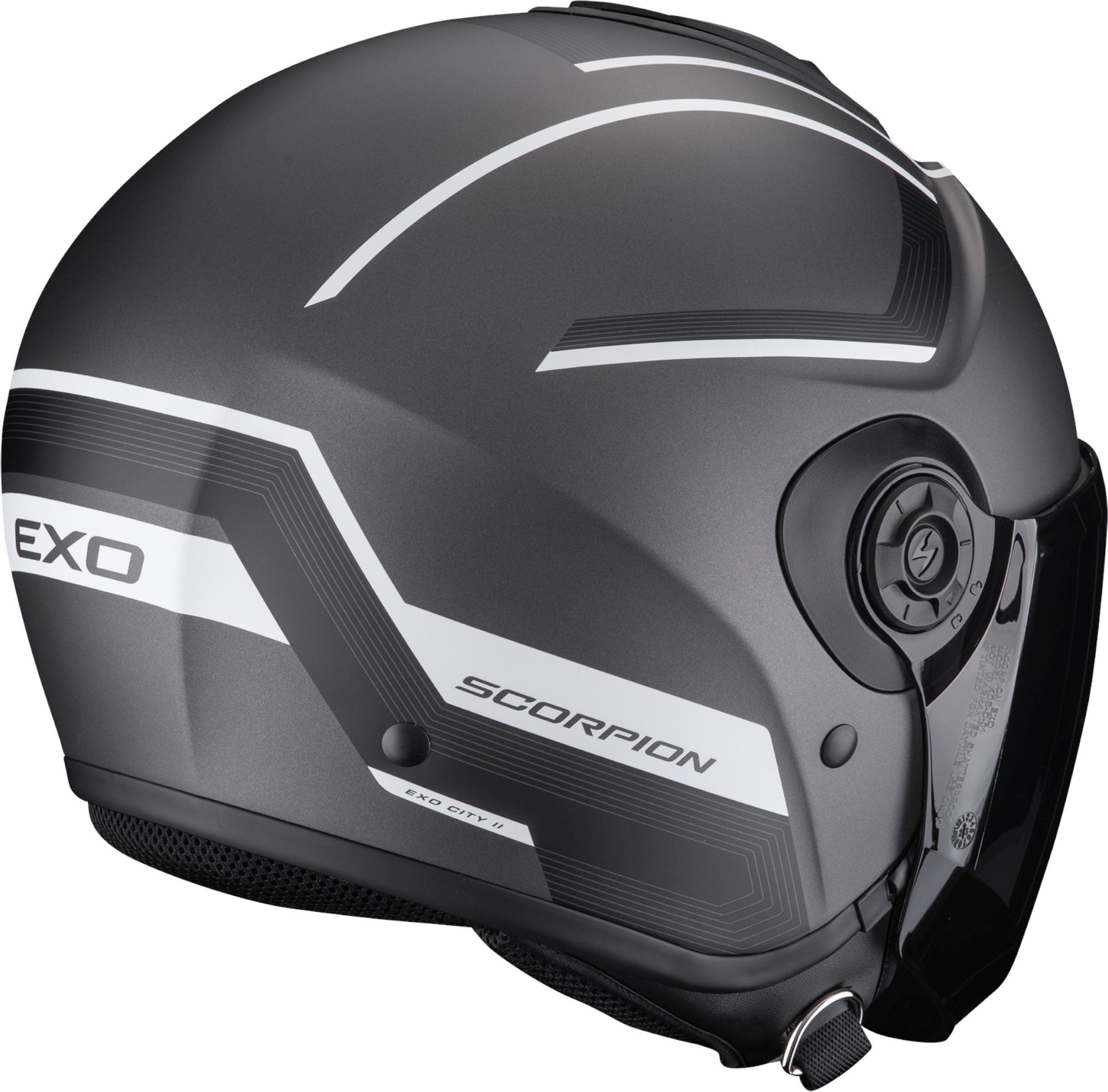 Scorpion Exo-City II Cosmos Casque ouvert Noir/Blanc XXL (62/63) Figure 3