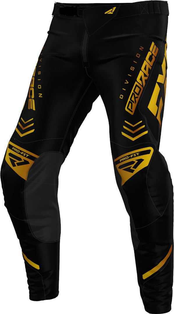 FXR Revo 2024 Motocross Hose schwarz/gold 30 Abbildung 1