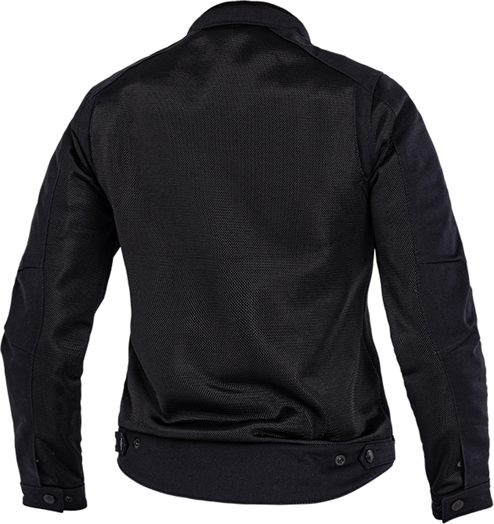 John Doe Aero Mesh perforierte Damen Motorrad Textiljacke schwarz M Abbildung 5