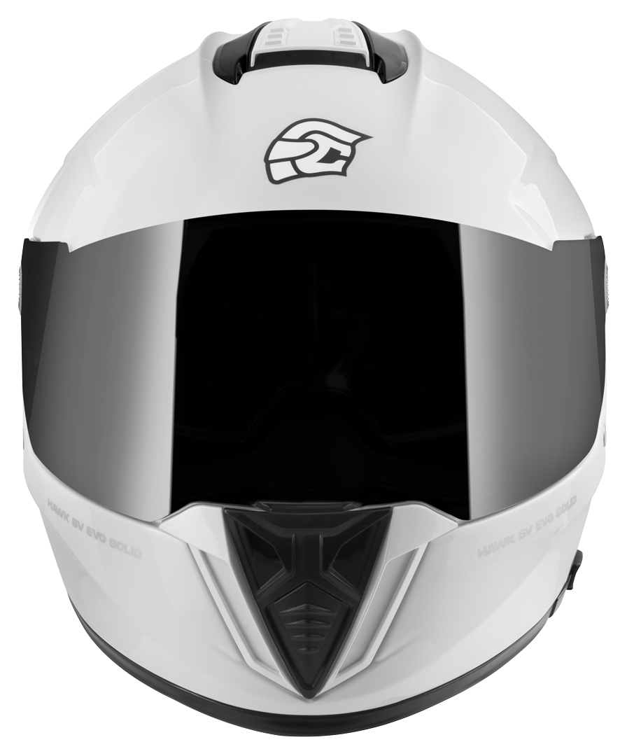 FC-Moto Hawk EVO Solid 헬멧 화이트 메탈릭 M 그림 4
