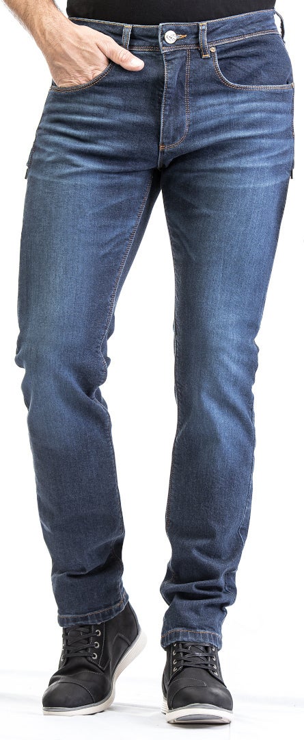 Ixon Wayne Vaqueros de moto Blue Stone Wash L Figura 1