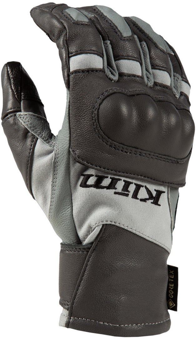 Klim Women's Grey Adventure Gtx Short 2023 Motorcycle Gloves