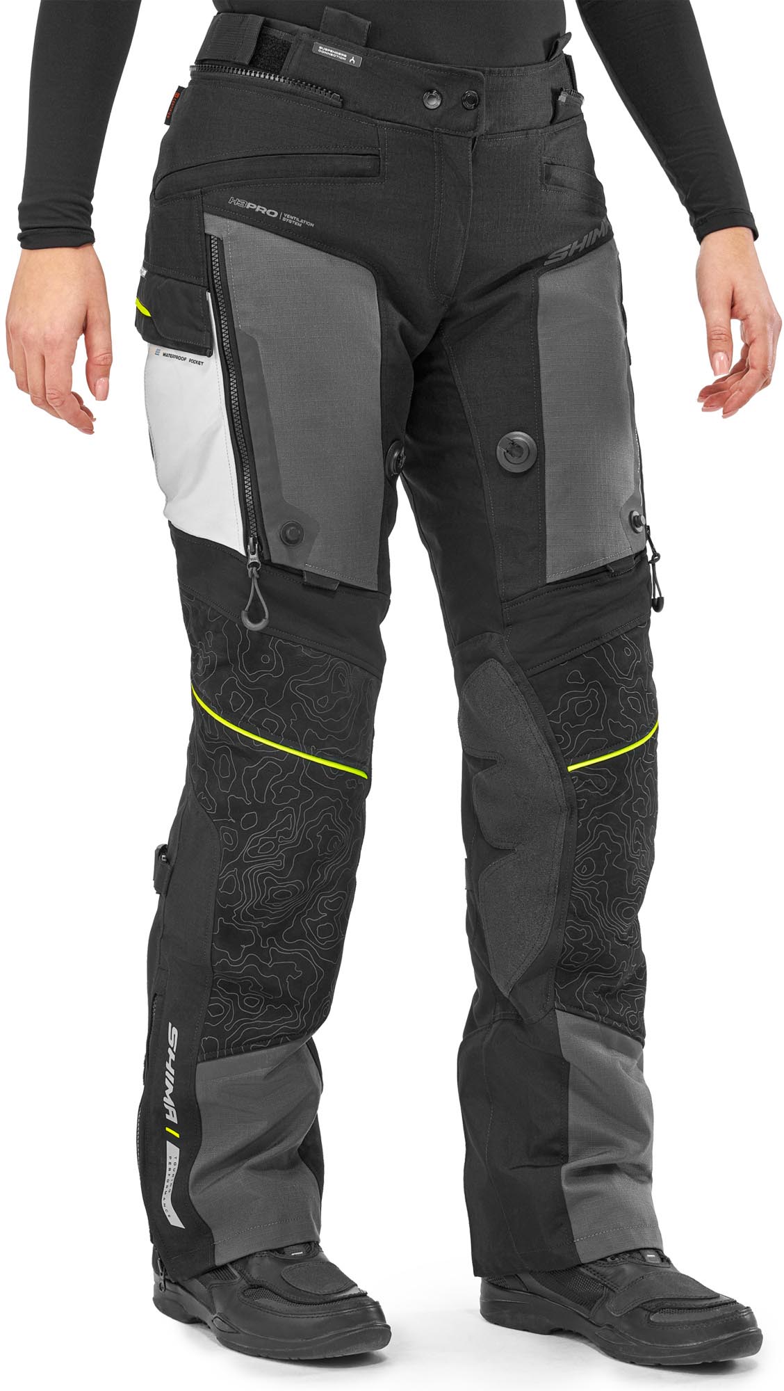 SHIMA Tracker Damen Motorrad Textilhose grau M Abbildung 2