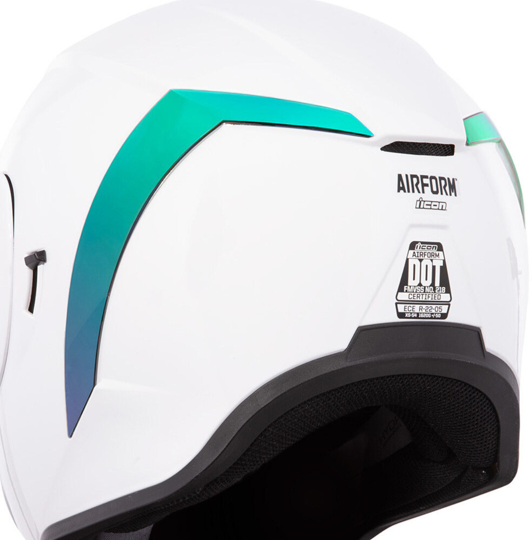 Icon Airform Spoiler spate cu oglindă Iridium Green Figura 1