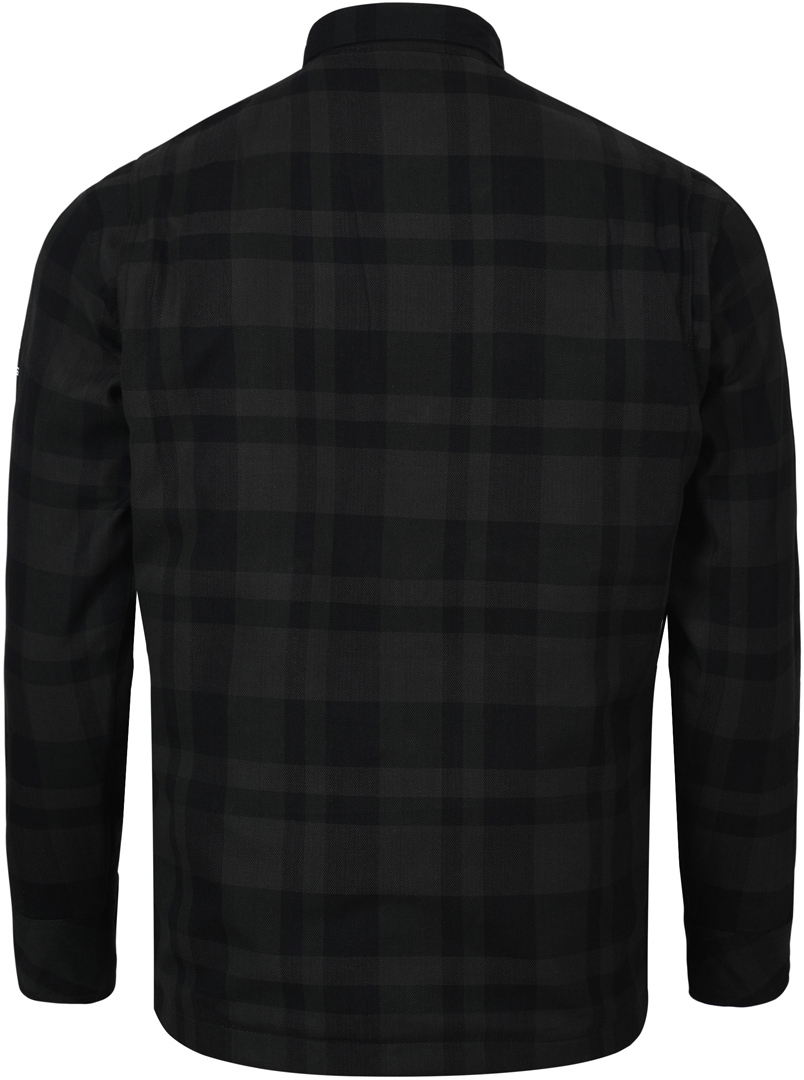 Bores Lumberjack Basic Motorrad Hemd schwarz/grau M Abbildung 3