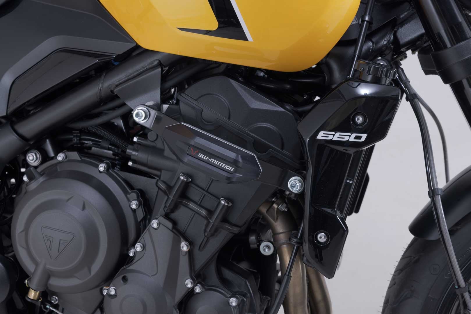 Kit SW-Motech Frame slider - Negru. Triumph Trident 660/800, Tiger 660 (21-). Figura 4