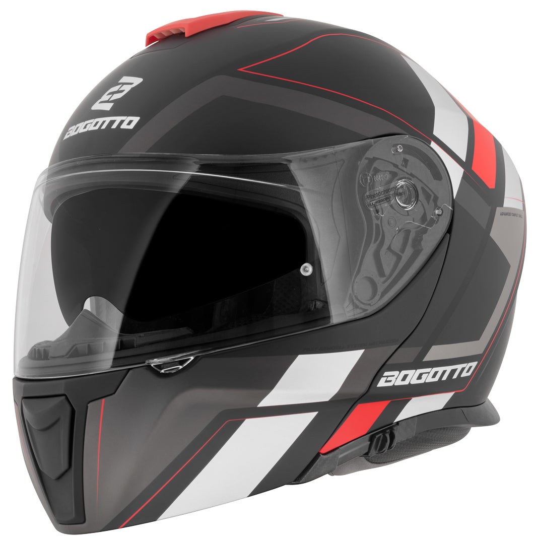 Bogotto FF403 Murata Klapphelm rot/schwarz S (55/56) Abbildung 3