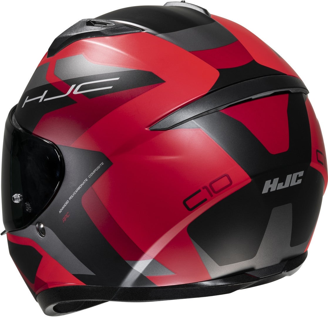 HJC C10 Tins Helm schwarz/rot XXL (62/63) Abbildung 4
