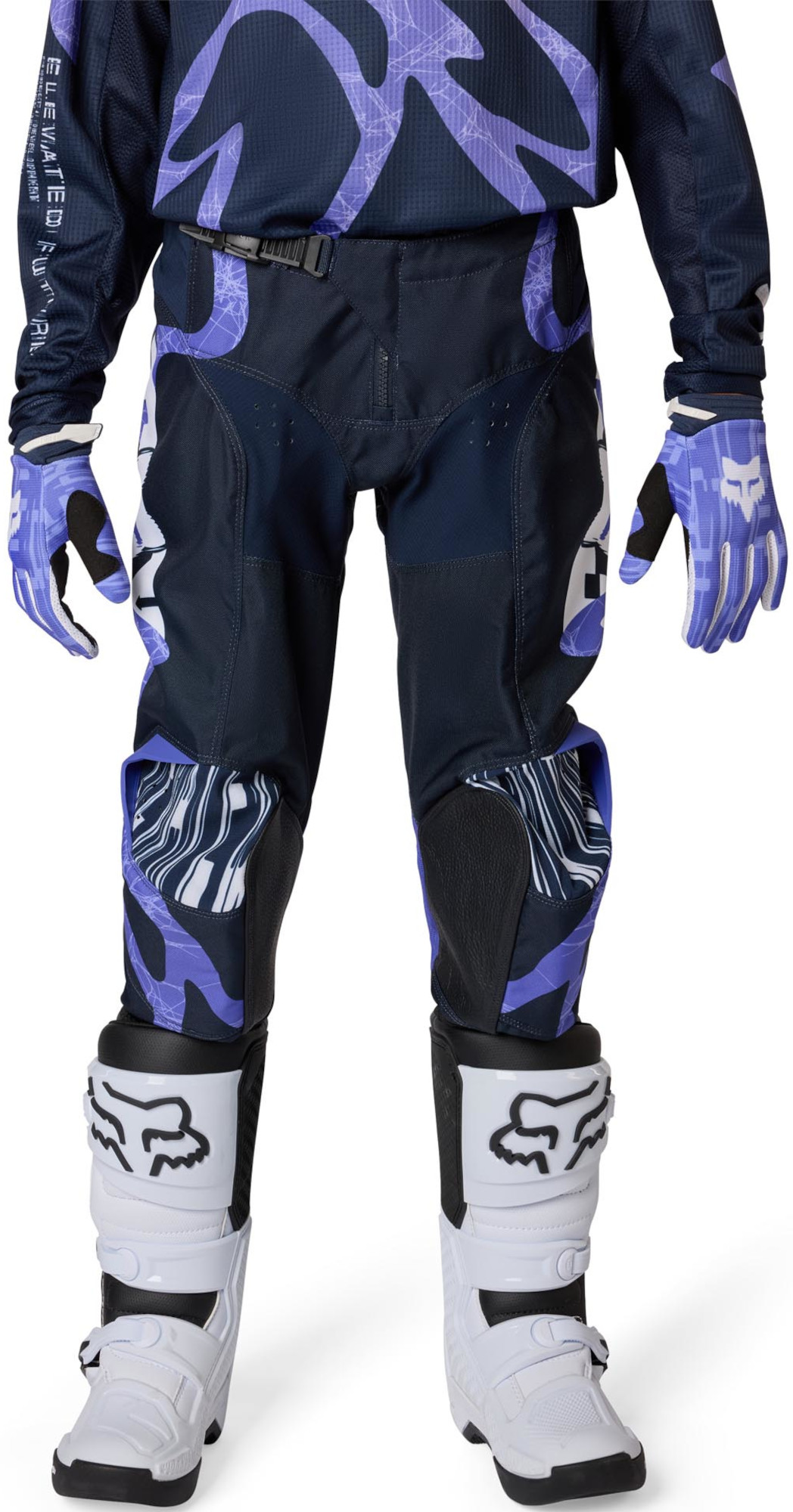FOX 180 Diffuse Special Edition Pantalones juveniles de motocross azul/morado 26 Figura 3