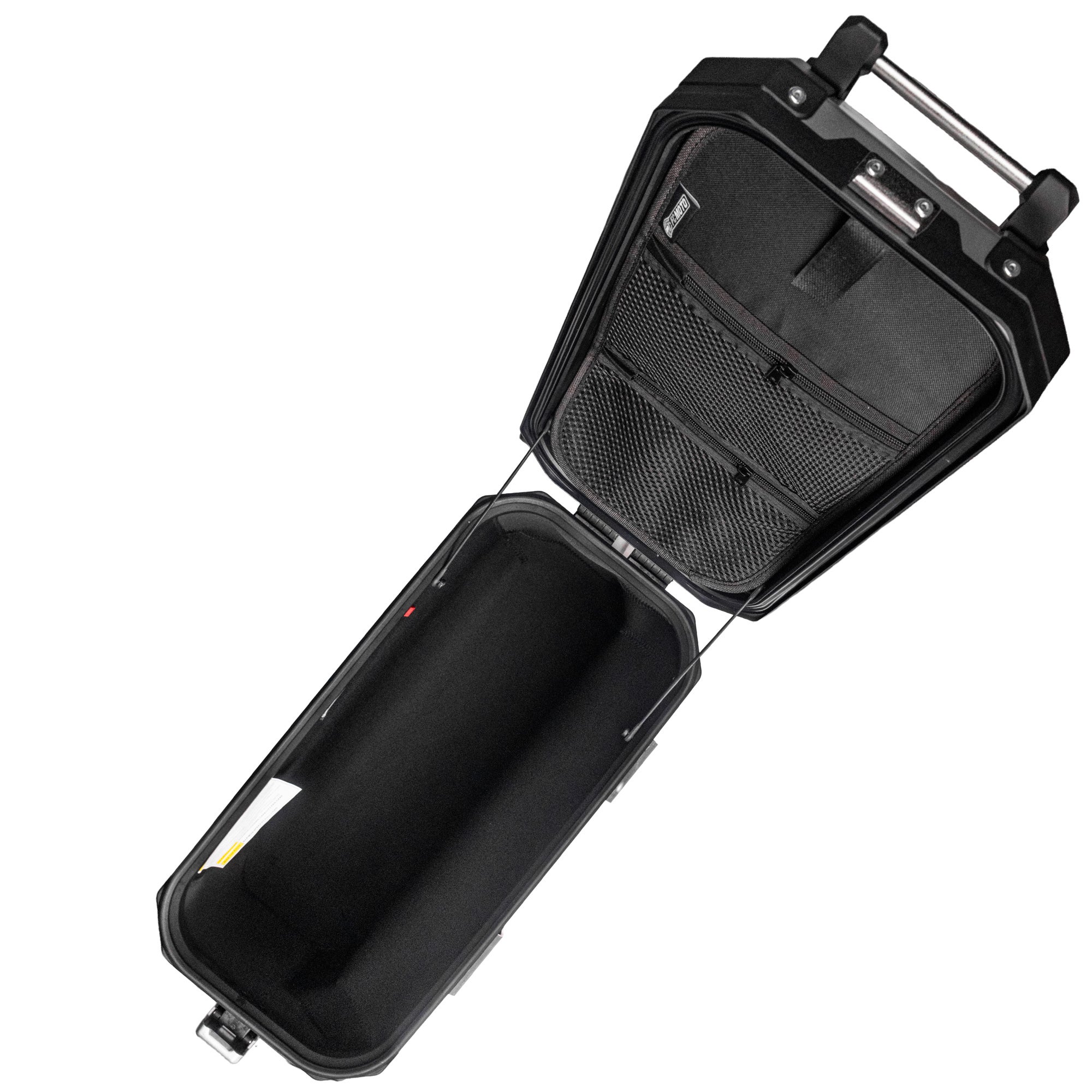 FC-Moto Terreno EVO 36 L Alu Side Case left with cutout Silver Figure 8