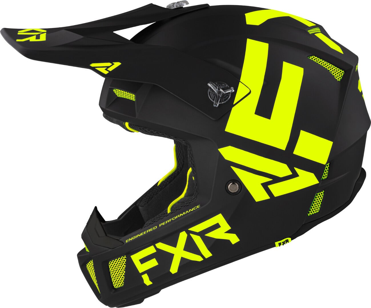 FXR Clutch CX MX Gear Casco Motocross giallo/nero XXL (63/64) Figura 2