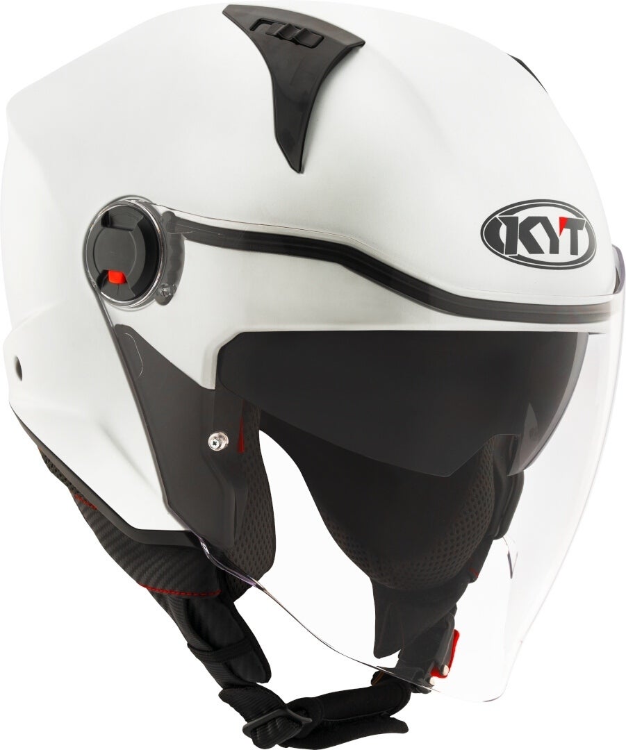KYT D-City Plain Cască cu reacție Alb mat XL (61) Figura 2