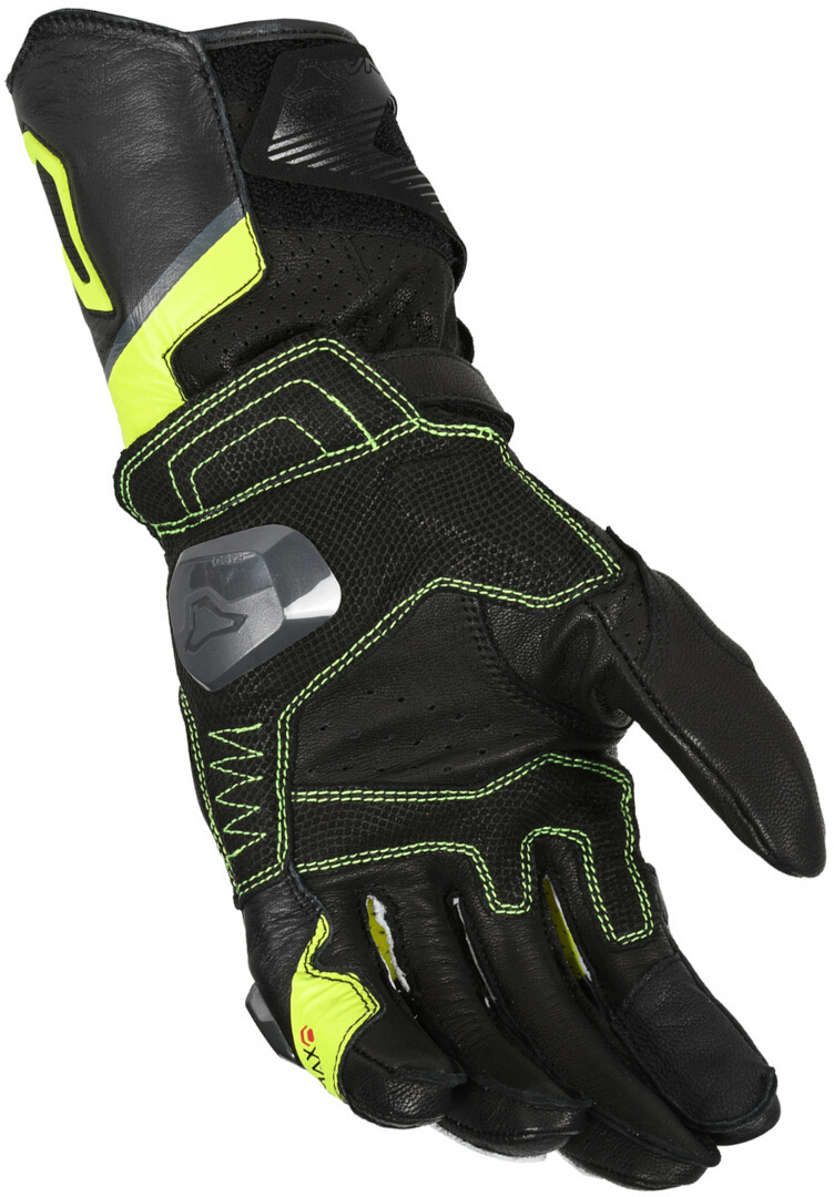 Macna Protego Motorcykel handsker sort/gul M Figur 2