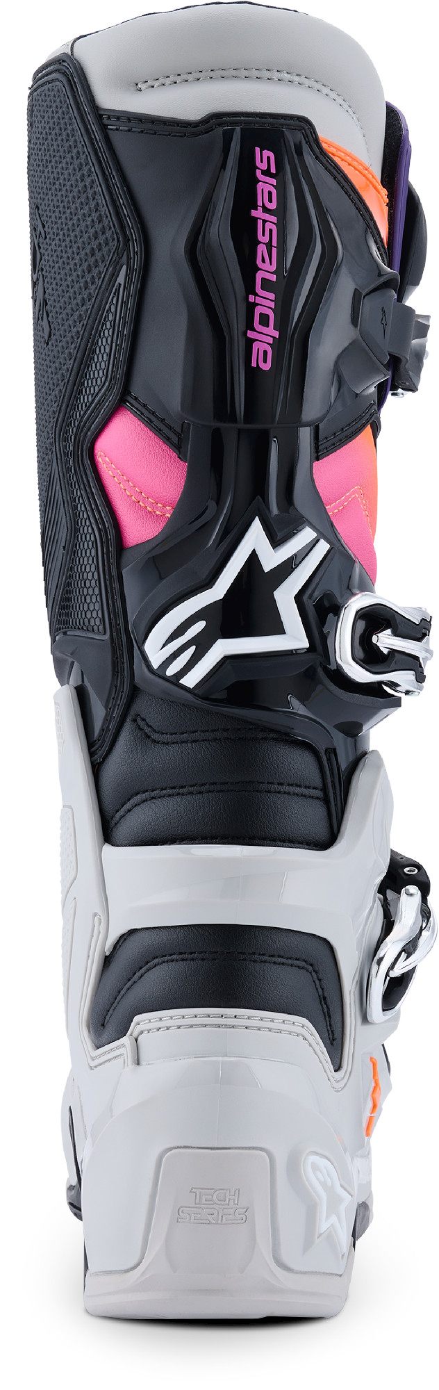 Alpinestars Tech 7 Motocross Stiefel schwarz/hellgrau/orange/pink 5 Abbildung 6
