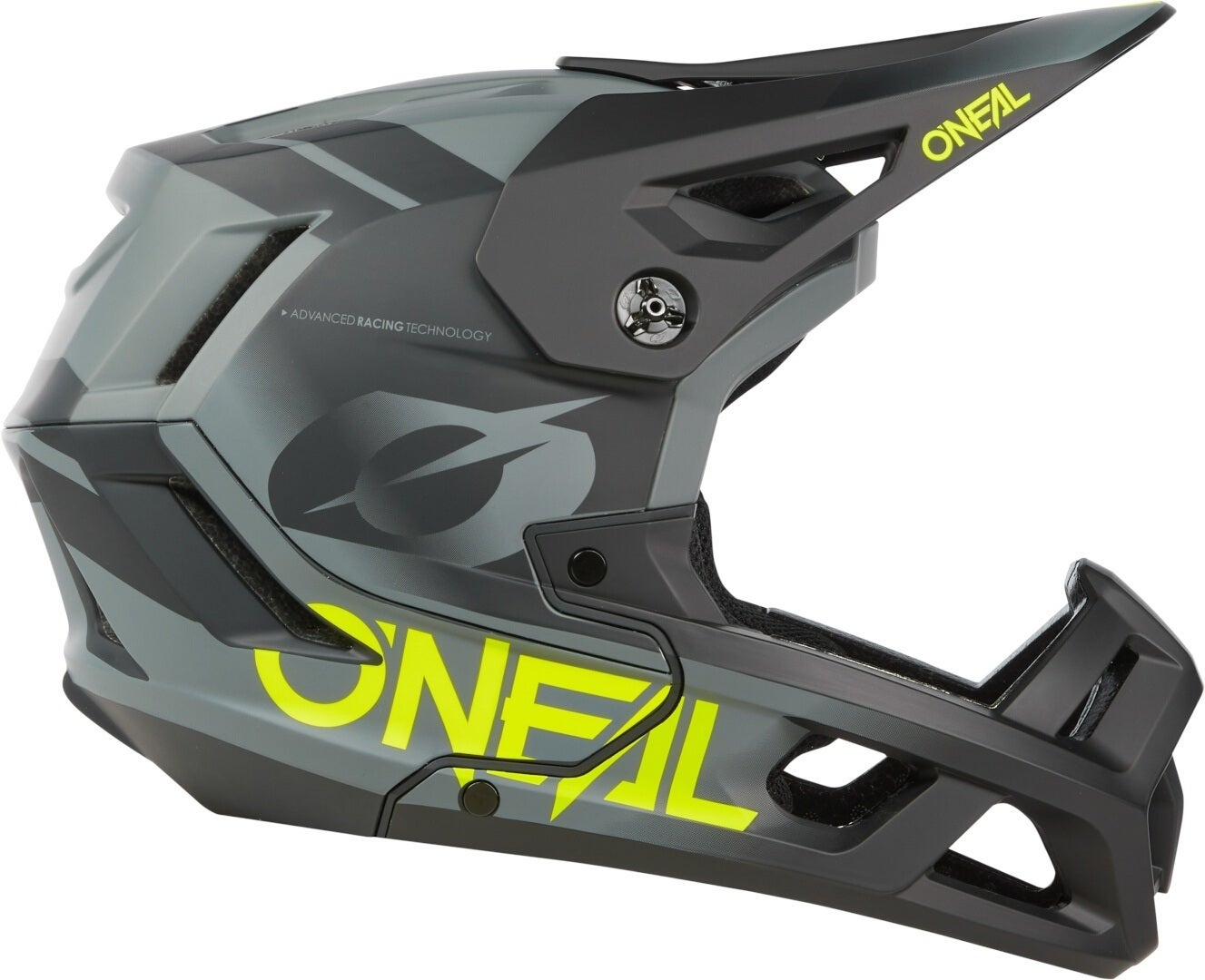 Oneal SL1 Strike Downhill Helmet black matt/grey/neon-yellow L (59/60) Figure 3