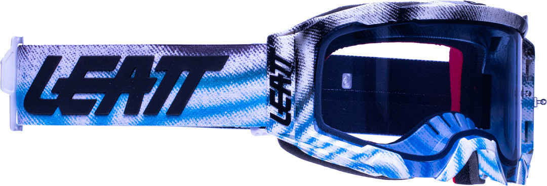 Leatt Velocity 5.5 Zebra Motocross skyddsglasögon blått Figur 1