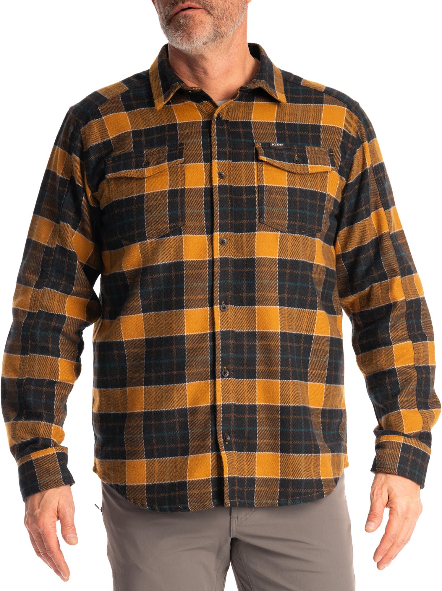Klim Owen Camicia di flanella giallo S Figura 2