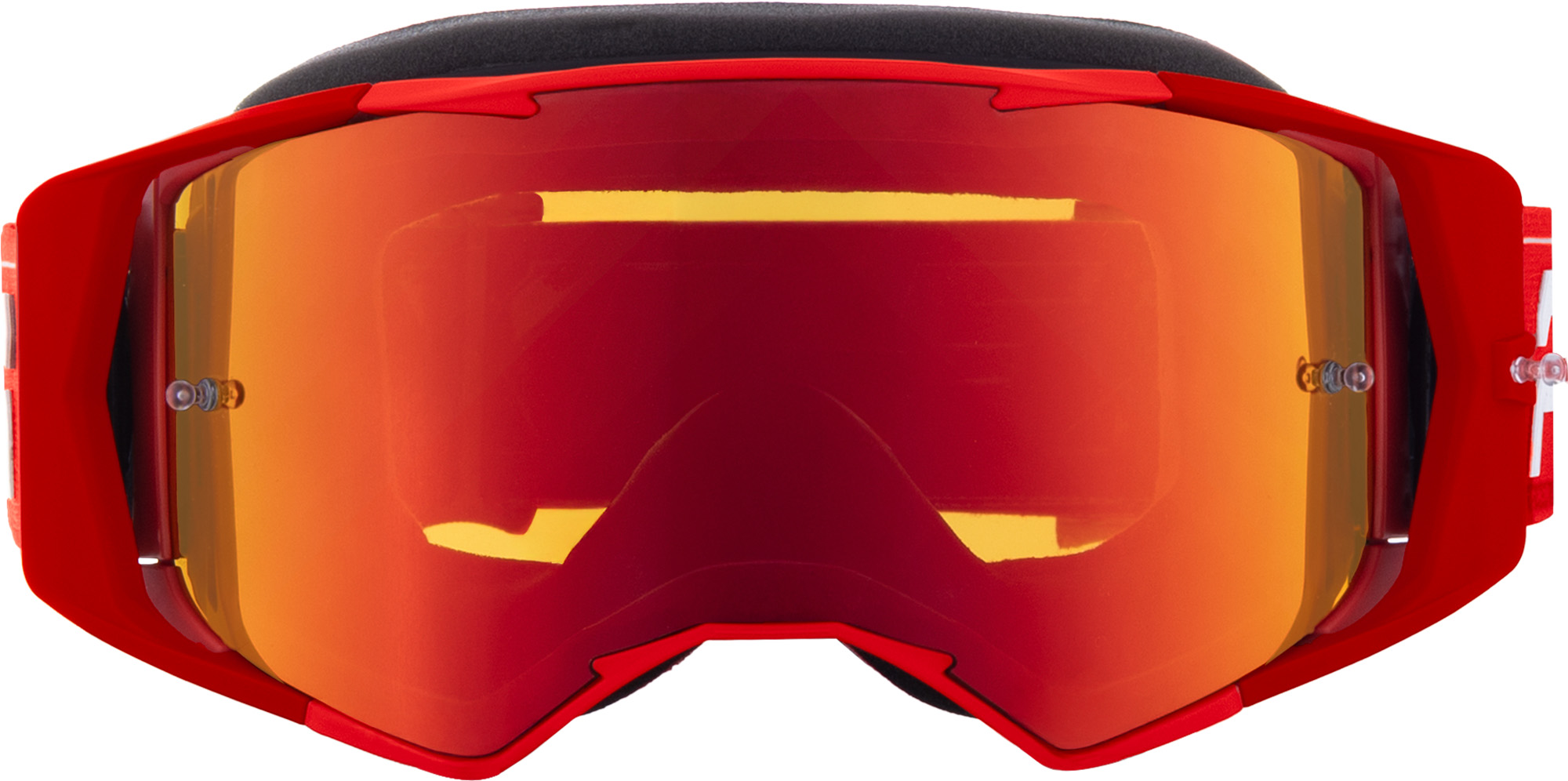 FXR Factory Ride Logo Ochelari de motocross Roșu/Alb Figura 2