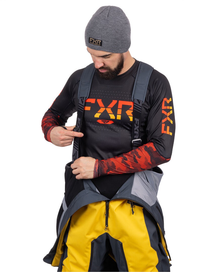 Side view of FXR Helium Lite 2025 1-piece Snowmobile Suit