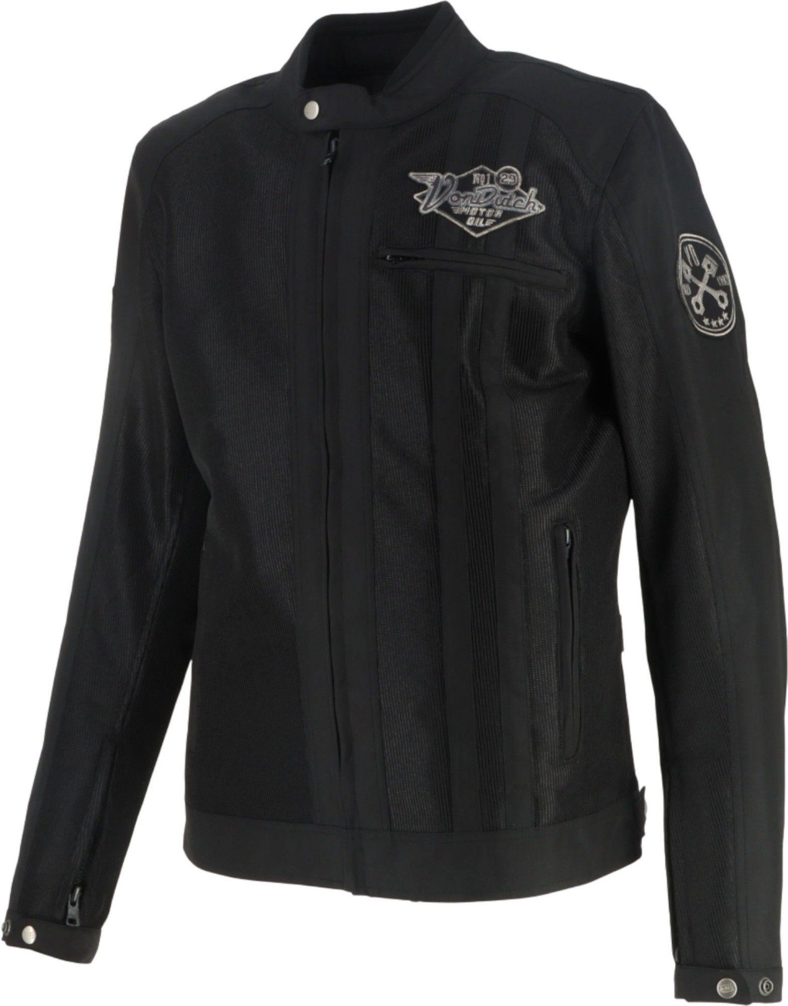 Side view of Von Dutch X Helstons Speed Racer Air Mesh Motorcycle Textile Jacket