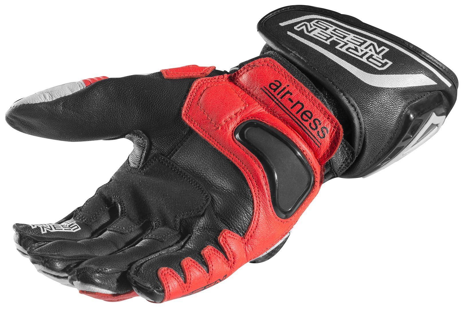 Arlen Ness Sprint Motorcykel handsker sort/rød/hvid L Figur 4