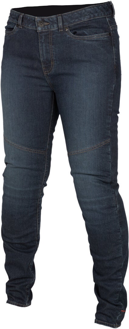 Klim Betty Tapered Stretch Jeans da motocicleta das senhoras azul escuro 4/30 Figura 1