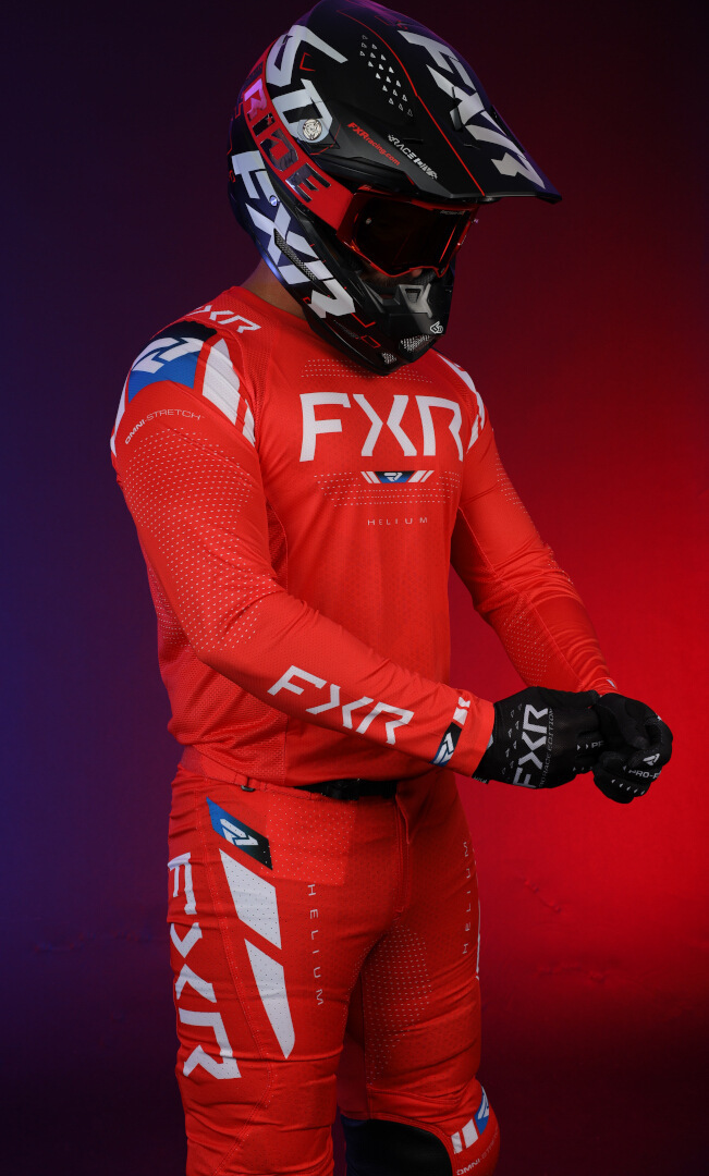 FXR Helium 2025 Motocross Jersey red/blue/white XL Figure 4