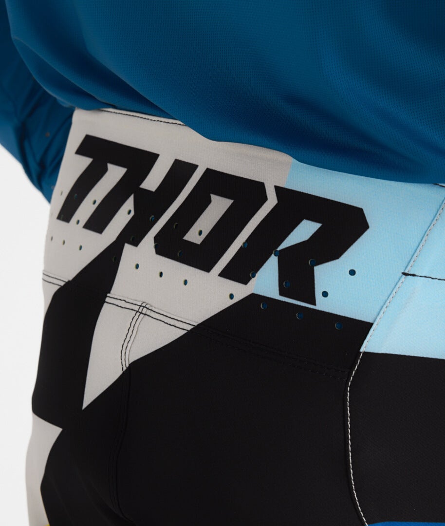 Thor Sportmode Brave Motocross bukser sort/blå/gul 34 Figur 10