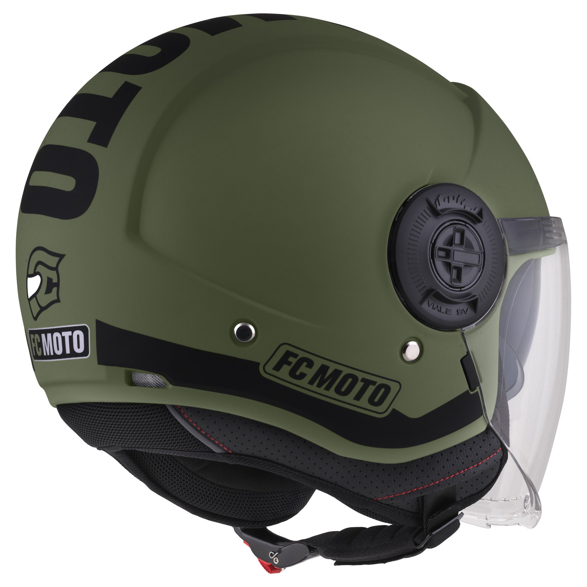 FC-Moto Ralgo Casco Jet Verde/Nero L Figura 2