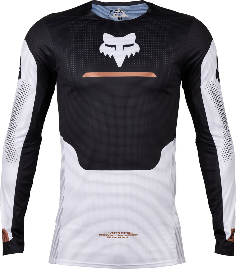 FOX Flexair Optical Motokrosový dres černobílá M Obrázek 1