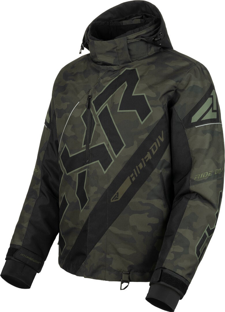 FXR CX 2025 Snowmobile Jacket green/camouflage S Figure 1