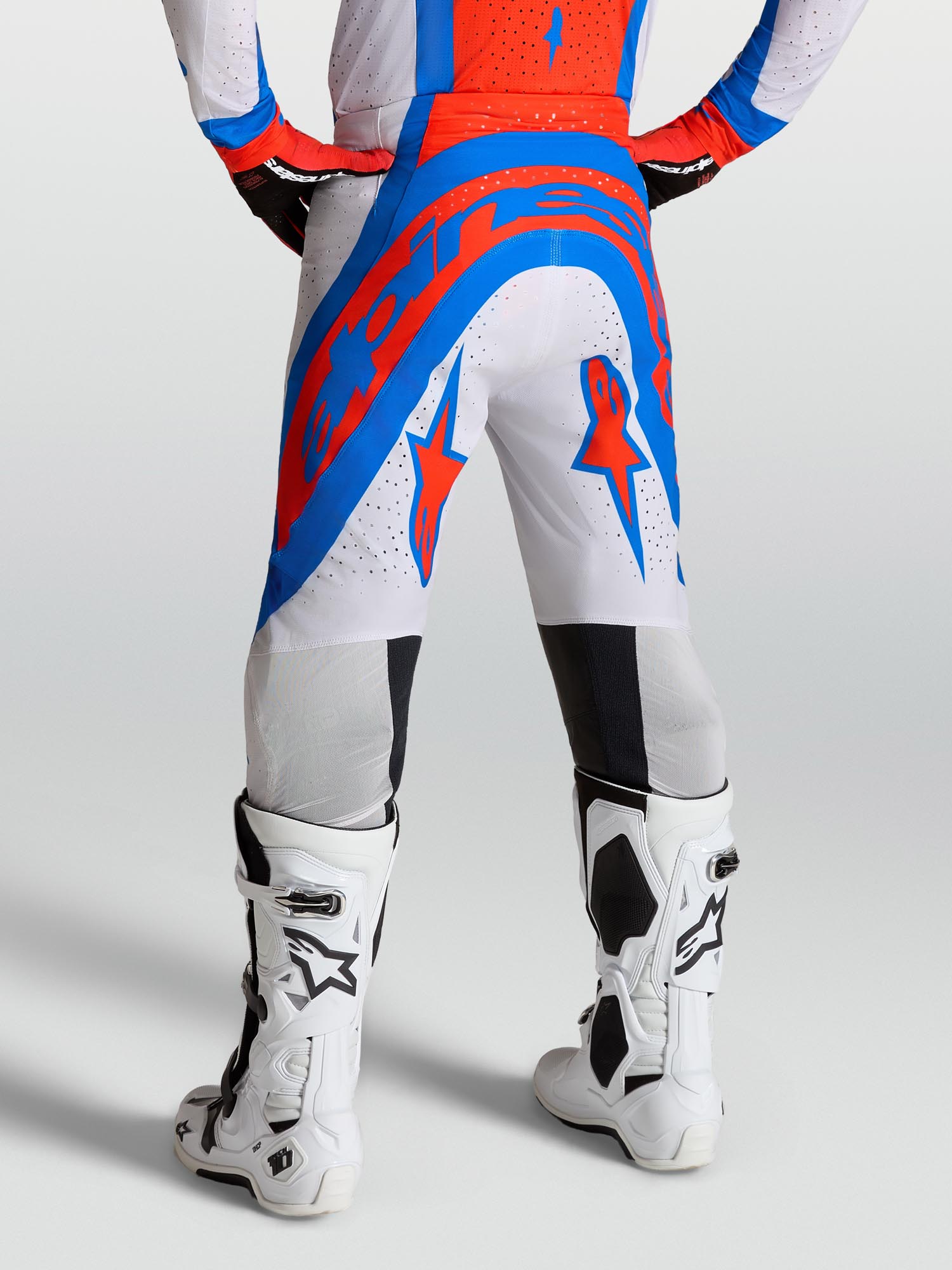 Alpinestars Supertech Vesta Motocross Hose lila/rot 42 Abbildung 9