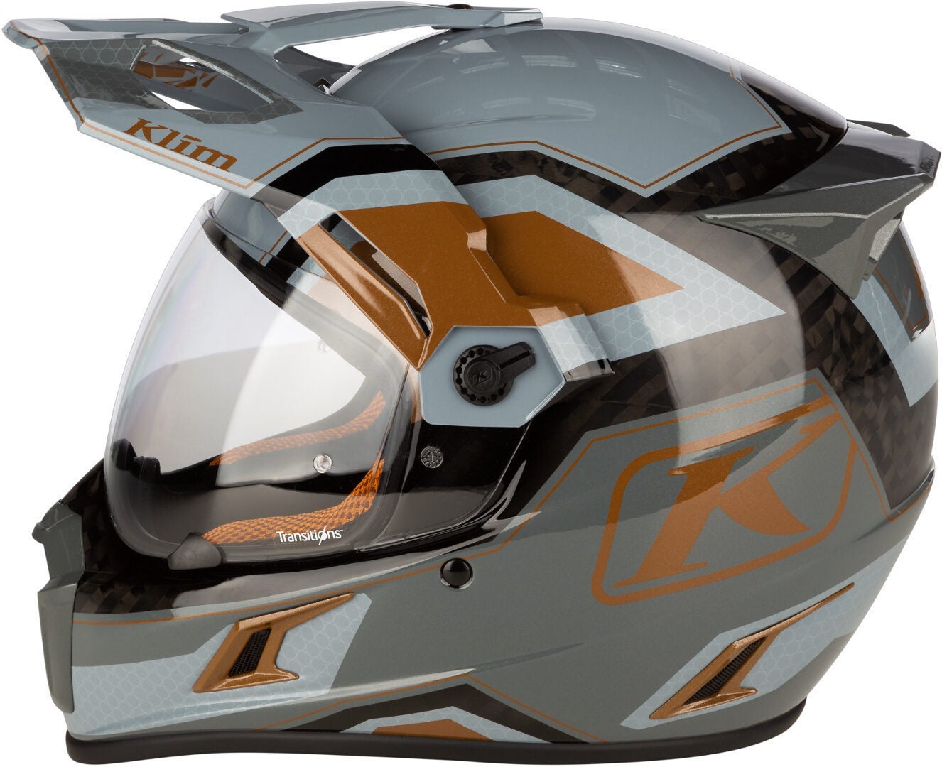 Klim Krios Pro Rally ECE/DOT Carbon Enduro hjelm bronze/sort/grå L (59/60) Figur 7
