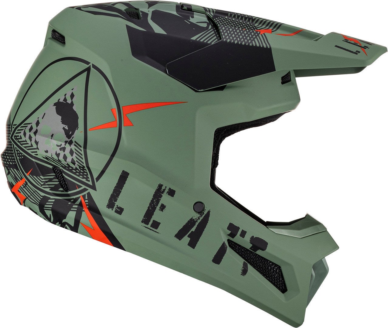 Leatt 2.5 Motocross hjelm sort mat/grøn M (57/58) Figur 3