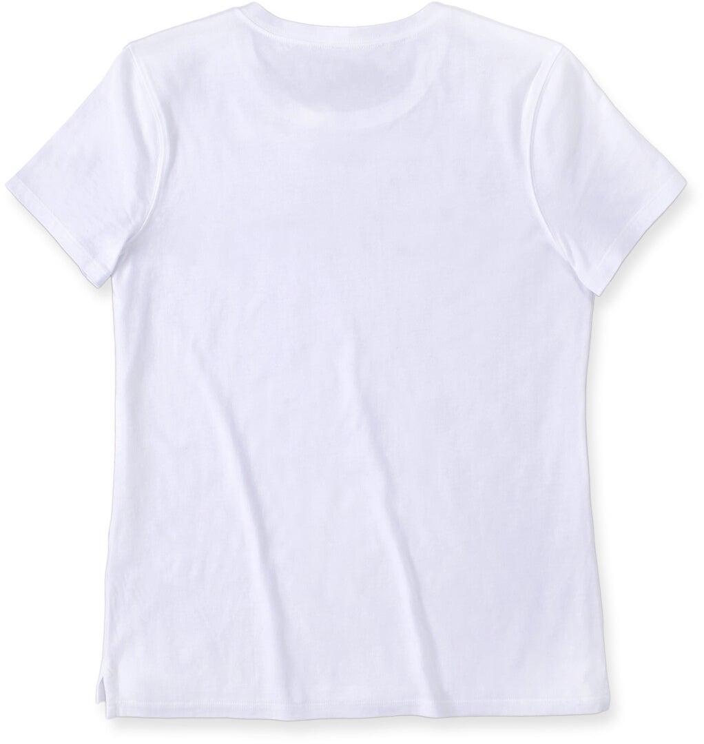 Carhartt Relaxed Fit Lightweight Multi Color Logo Graphic Dames T-Shirt Wit L Figuur 2