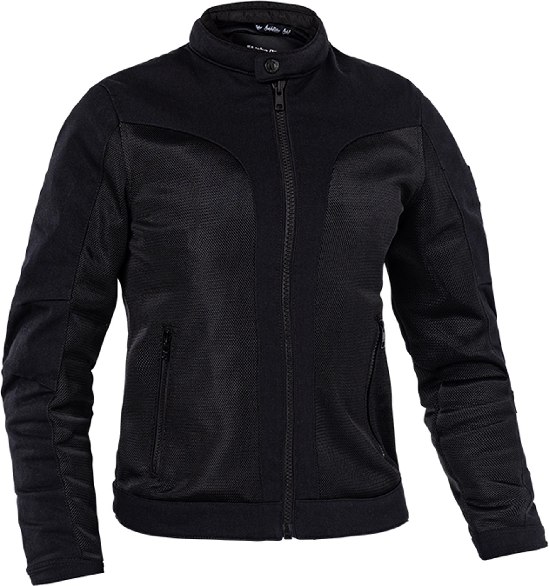 John Doe Aero Mesh Dames geperforeerde motorfiets textieljas Zwart L Figuur 6