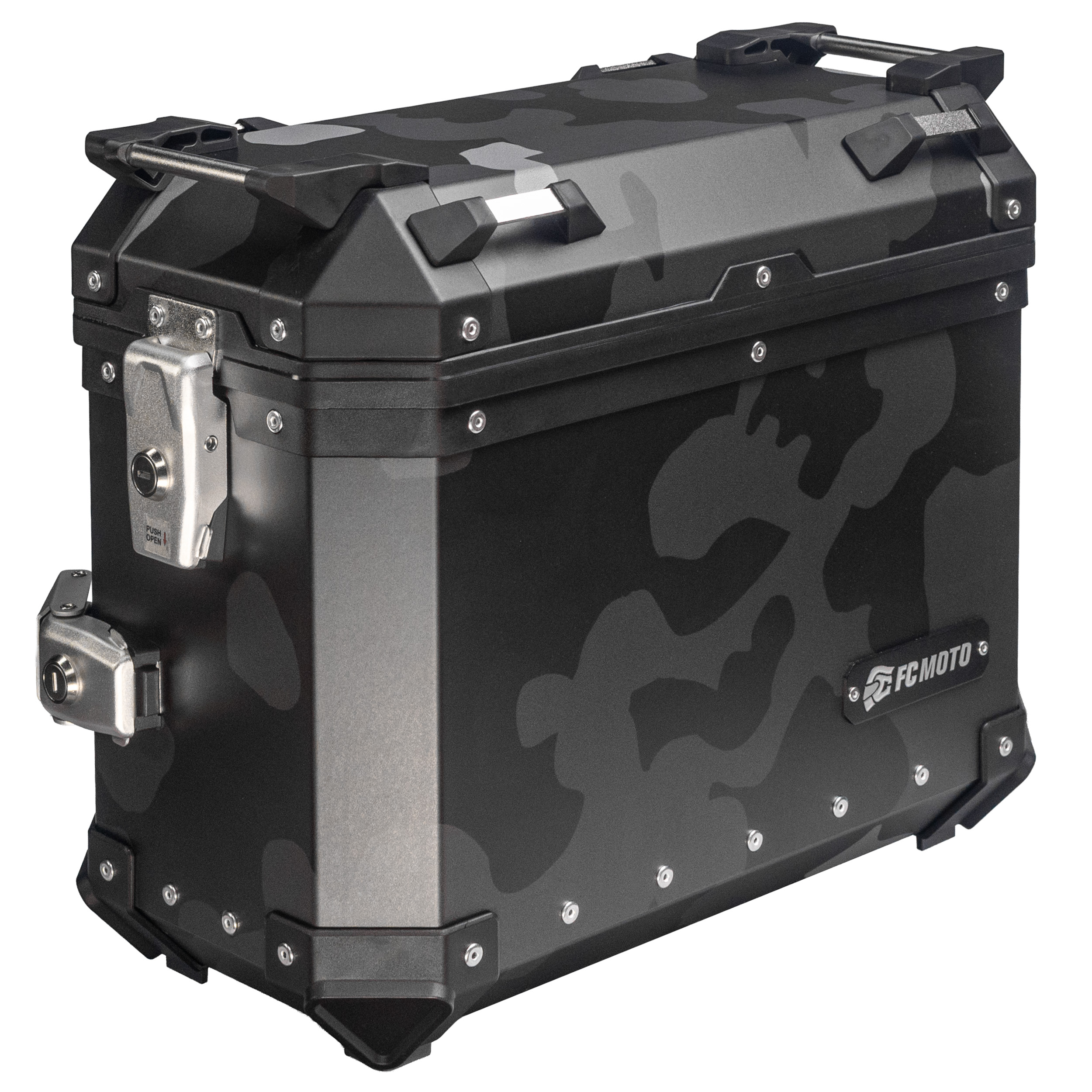 FC-Moto Terreno EVO Camo 28 L Alu Cutia laterală Camuflaj negru Dreapta Figura 1