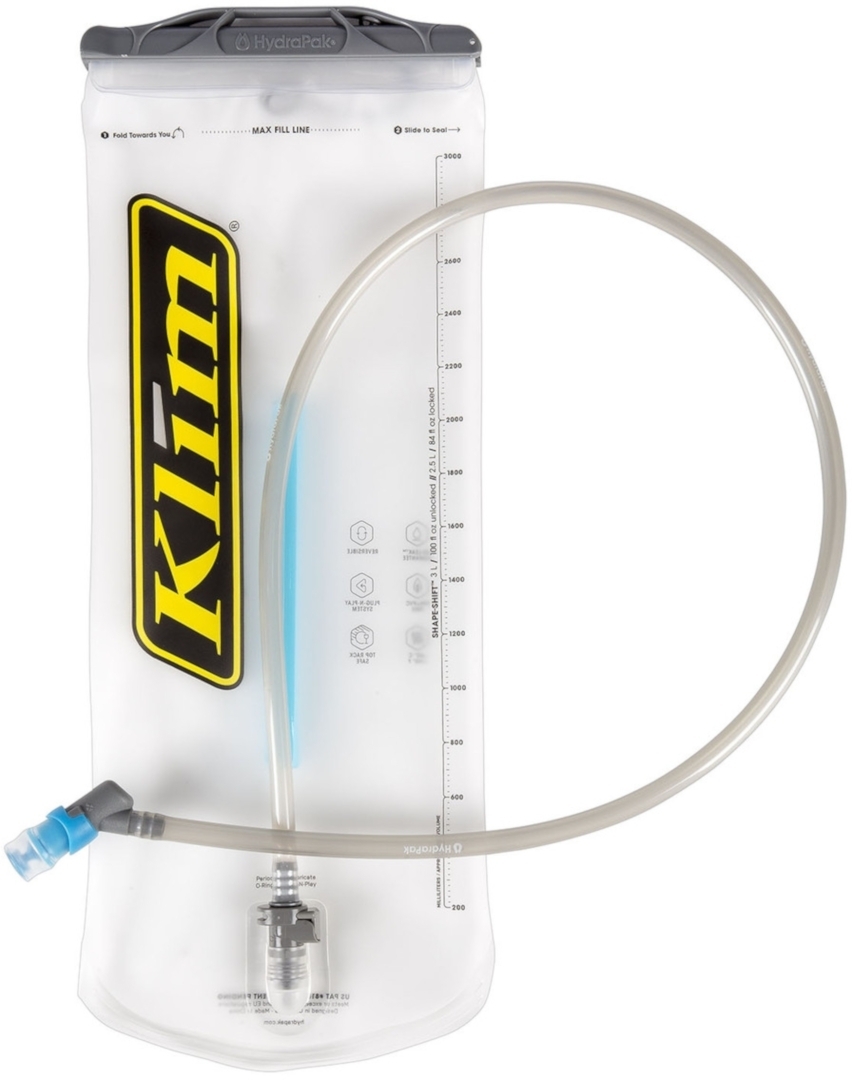 Klim Nac Pak Rucsac + vezică de hidratare de 3L negru/galben Figura 2